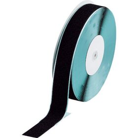 ＴＲＵＳＣＯ　マジックテープ［［Ｒ下］］　糊付Ａ側　幅５０ｍｍＸ長さ２５ｍ　黒