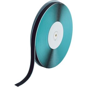 ＴＲＵＳＣＯ　マジックテープ［［Ｒ下］］　糊付Ｂ側　２０ｍｍ×２５ｍ　黒