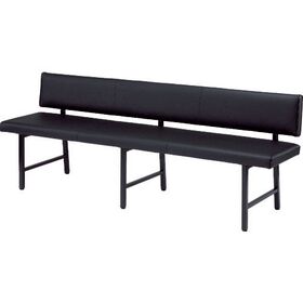 ＴＲＵＳＣＯ　ロビーチェア　背付き　１８００×４４６×４２０Ｈ　ブラック