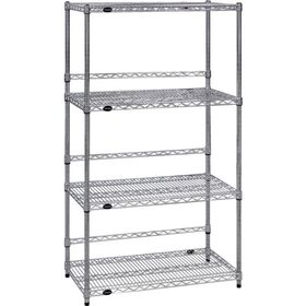 ＴＲＵＳＣＯ　スチール製メッシュラック　Ｗ９０５ＸＤ４５７ＸＨ１５３３　４段　　バックバー付