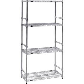 ＴＲＵＳＣＯ　スチール製メッシュラック　Ｗ１２０５ＸＤ３０５ＸＨ１８３８　４段　　サイドバー付