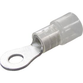 ニチフ　環境配慮形絶縁被覆付丸形端子Ｒ形（５０個入）より線２．６３～６．６４外寸９ｍｍスタッド径３．７ｍｍ