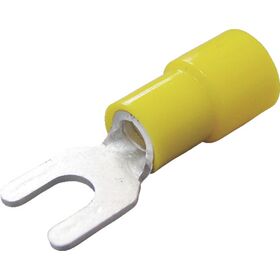 ニチフ　環境配慮形絶縁被覆付Ｙ形端子　Ｙ形　（５０個入）外寸９ｍｍスタッド径４．３ｍｍ