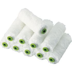 ＴＲＵＳＣＯ　まとめ買い　マイクロファイバーローラー　万能用　４インチ　１０本入