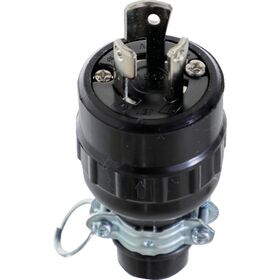 ＴＲＵＳＣＯ　引掛ゴムプラグ接地２Ｐ防水兼