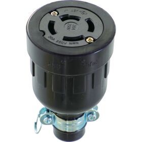 ＴＲＵＳＣＯ　引掛ゴムコネクタボデー接地３Ｐ