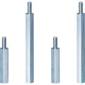 ＴＲＵＳＣＯ　六角サポーター　三価クロメート　Ｍ４ＸＬ２５　１０個入