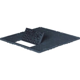 ＴＲＵＳＣＯ　【売切廃番】ＴＭＳＣ型コンテナ用ステージ　扉付　１１００Ｘ１１００　黒