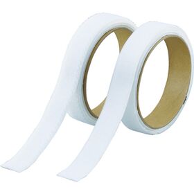 ＴＲＵＳＣＯ　マジックテープ［［Ｒ下］］セット強粘着２０ｍｍ×１ｍ白（１巻＝１セット）