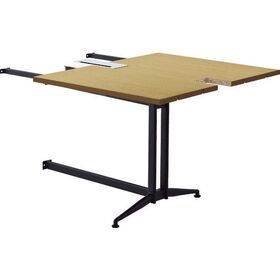 ＴＲＵＳＣＯ　Ｔ字脚大会議テーブル　増連　Ｗ８００×Ｄ１０００×Ｈ７２０　ナチュラル