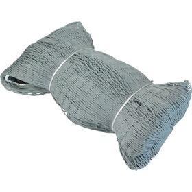 ＴＲＵＳＣＯ　多目的ネット（絞り紐付）目合２５ｍｍ　３．６Ｘ３．６ｍ　シルバー