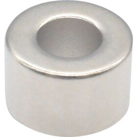 ＴＲＵＳＣＯ　ネオジム磁石　外径８ｍｍＸ穴径４ｍｍＸ厚５ｍｍ　１個入