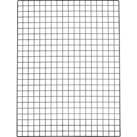 ＴＲＵＳＣＯ　棚用ディスプレイネット　金具付　９００Ｘ１２００　黒