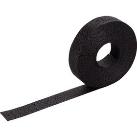 ＴＲＵＳＣＯ　ナイロン平ベルト　１．２ｔ×２５ｍｍ×１０ｍ　黒