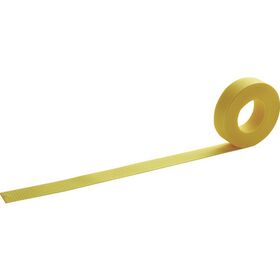 ＴＲＵＳＣＯ　ナイロン平ベルト　１．２ｔ×２５ｍｍ×５ｍ　黄色