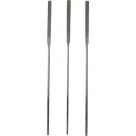 ＴＲＵＳＣＯ　ダイヤモンドニードルヤスリ　平　３本組セット