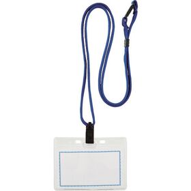 ＴＲＵＳＣＯ　ストラップ付ホイッスル名札　ソフト　青