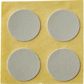 ＴＲＵＳＣＯ　滑り止めシート　片面タイプ片面粘着剤付　２５パイ丸形　４個入