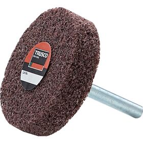 ＴＲＵＳＣＯ　軸付ナイロンホイール　軸径６ｍｍ　＃３２０　レッド