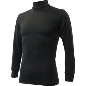 リベルタ　暖撃　サーモワン　モックネック１０部丈袖　メンズ用　ブラック　ＸＬ
