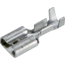 ＴＲＵＳＣＯ　平形差込端子　Ｆ形（４０個入）幅６．８　長さ１９．０