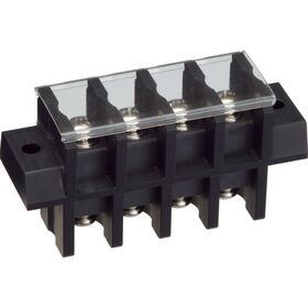 ＴＲＵＳＣＯ　貫通端子台　６００Ｖ　５０Ａ　４Ｐ　カバー付き