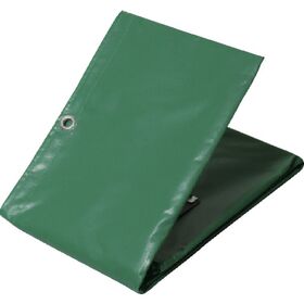 萩原　ターピー　ターポリントラックシート　２号　小型トラック　グリーン　２．３ｍ×３．５ｍ