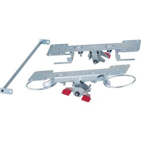 ＴＲＵＳＣＯ　樹脂台車　グランカート用リング式　自在２輪固定２輪ストッパー