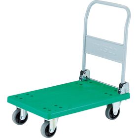 ＴＲＵＳＣＯ　樹脂台車　グランカート　折りたたみ　７１８Ｘ４６８　ウレタン