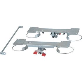 ＴＲＵＳＣＯ　樹脂台車　グランカート用リング式　自在４輪ストッパー