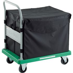 ＴＲＵＳＣＯ　樹脂台車　グランカート　ＣＨＢハンドトラックボックス付　９００Ｘ６０５