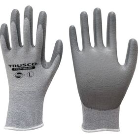 ＴＲＵＳＣＯ　抗菌仕様　タッチパネル対応　プレミアムカーボン背抜き手袋　ＸＬ