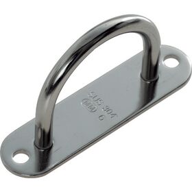 ＴＲＵＳＣＯ　アイプレート　パッドアイワイド　ステンレス　５ｍｍ　１個入