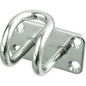 ＴＲＵＳＣＯ　ステンレスワイヤープレートフック　６ｍｍ　（１個＝１袋）