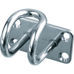 ＴＲＵＳＣＯ　ステンレスワイヤープレートフック　８ｍｍ　（１個＝１袋）