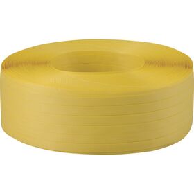 ＴＲＵＳＣＯ　手締用ＰＰバンド　１５．５ｍｍＸ１０００ｍ巻　黄