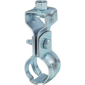 ＴＲＵＳＣＯ　パイプ用支持金具　吊バンド　自在ベース付　適用径１５Ａ