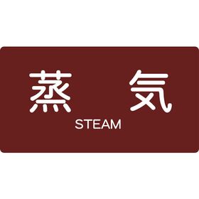 ＴＲＵＳＣＯ　配管用ステッカー　蒸気　横　大　５枚入