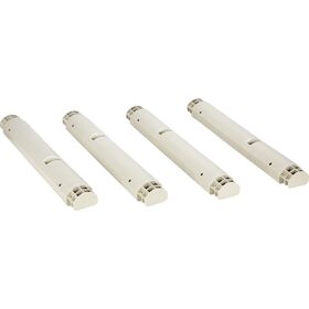 ＴＲＵＳＣＯ　プラ棚用　脚のみ４本セット　高さ５１５ｍｍ用　ネオグレー