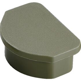 ＴＲＵＳＣＯ　プラ棚用　コーナーキャップセット　４個入　つや消しОＤ