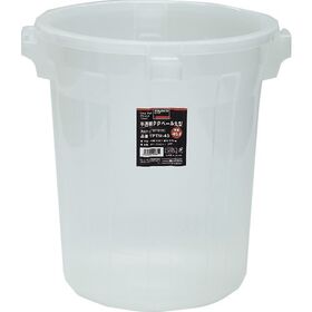 ＴＲＵＳＣＯ　半透明ＰＰペール丸型４５Ｌ