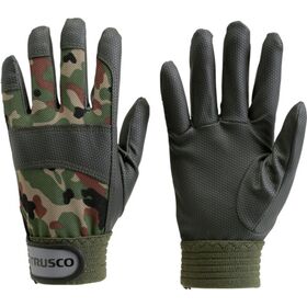 ＴＲＵＳＣＯ　ＰＵ手袋　迷彩　Ｌ