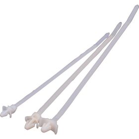 ＴＲＵＳＣＯ　【売切廃番】　プッシュマウントタイ（ウィング）　幅４．６ｘ１７０　取付穴径６．０