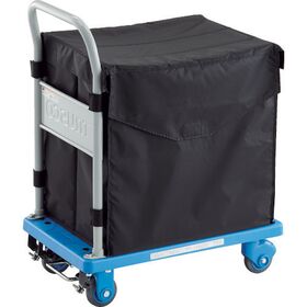 ＴＲＵＳＣＯ　樹脂台車　グランカートサイレント　ＣＨＢハンドトラックボックス付　９００Ｘ６０５