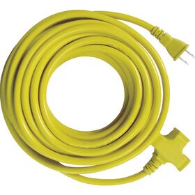 ＳＴＡＲＬＩＧＨＴ　３個口超ソフト延長コード　イエロー
