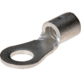 ＴＲＵＳＣＯ　裸圧着端子丸形φ６．４長さ２１．５　（４５個入）