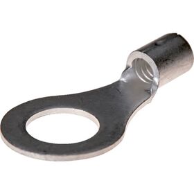 ＴＲＵＳＣＯ　裸圧着端子丸形φ１０．５長さ２８．０　（１５個入）