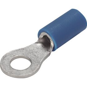 ＴＲＵＳＣＯ　絶縁被覆付圧着端子　ストレート形　丸形（１００個入）