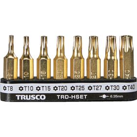 ＴＲＵＳＣＯ　ヘクスローブドライバー（ホルダー付）セット８本組