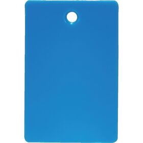 ＴＲＵＳＣＯ　スチロール番号札　無地　長方形　小　４５Ｘ３０ｍｍ　５枚入　空色